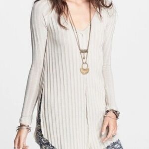 Free People: We The Free Beach Babe Hacci Top Sz S